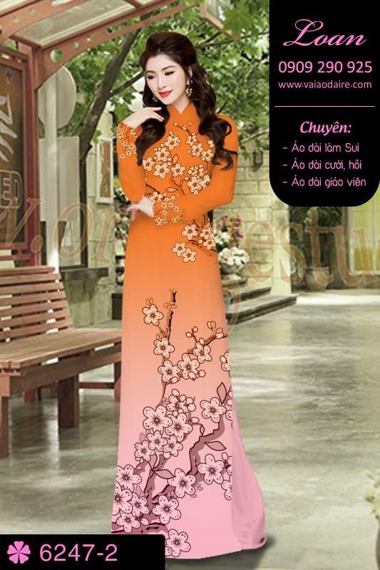 Vải áo dài cành Mai
