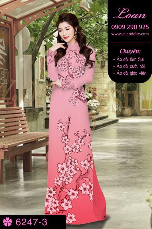 Vải áo dài cành Mai