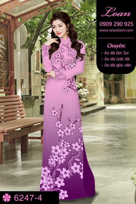 Vải áo dài cành Mai