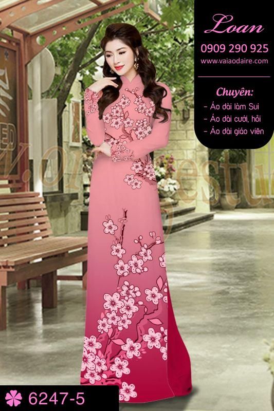 Vải áo dài cành Mai