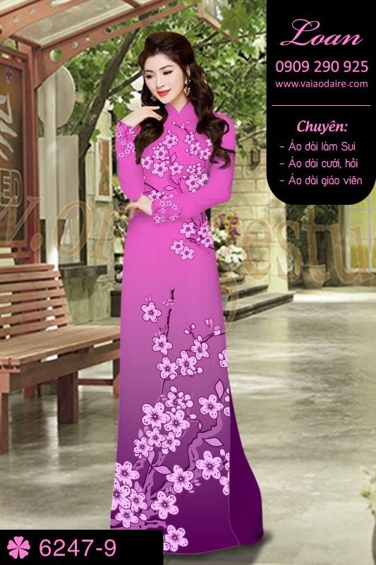 Vải áo dài cành Mai