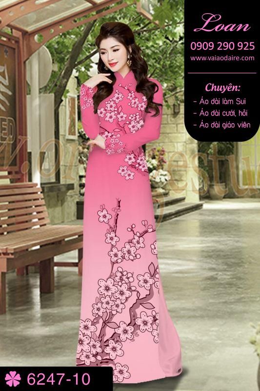 Vải áo dài cành Mai