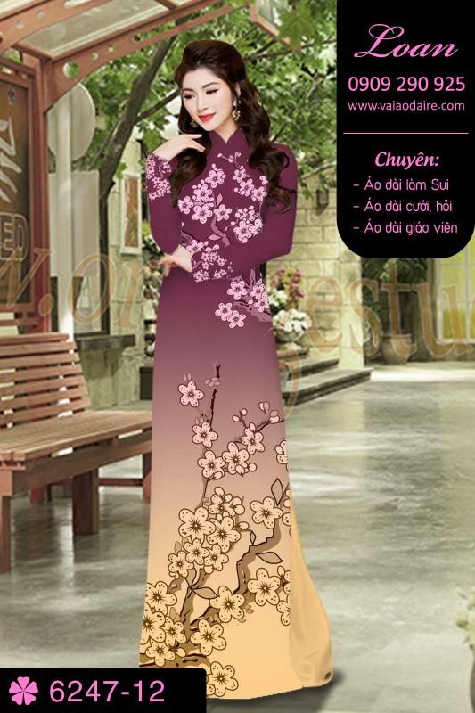 Vải áo dài cành Mai