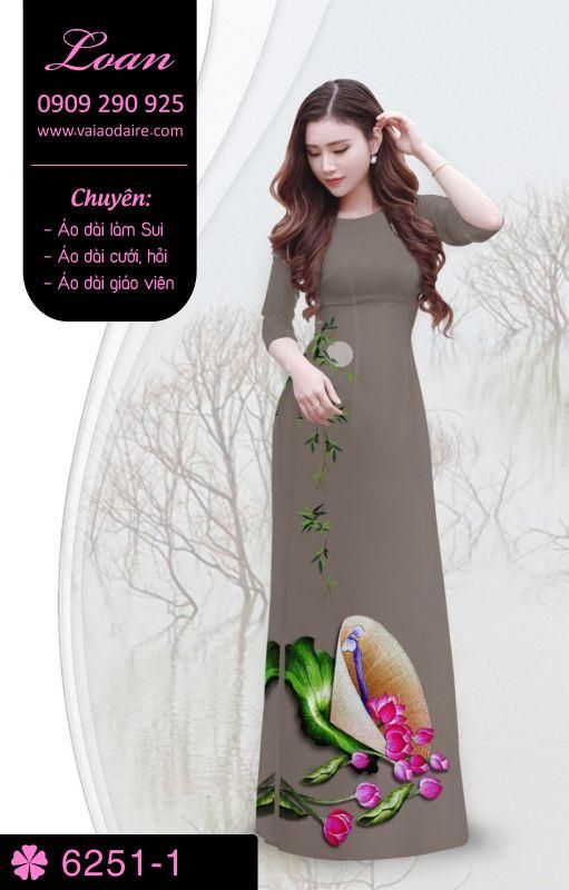 Vải áo dài hình nón lá Vải áo dài hình nón lá
