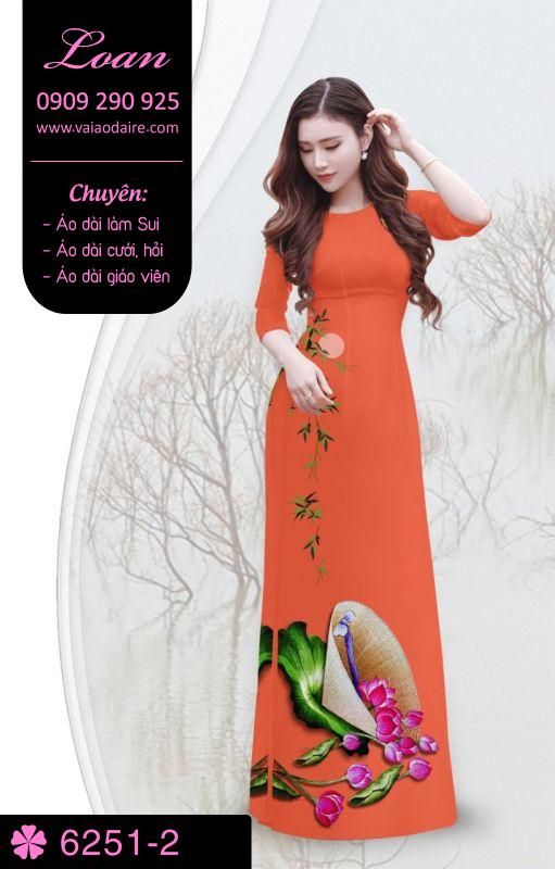 Vải áo dài hình nón lá Vải áo dài hình nón lá