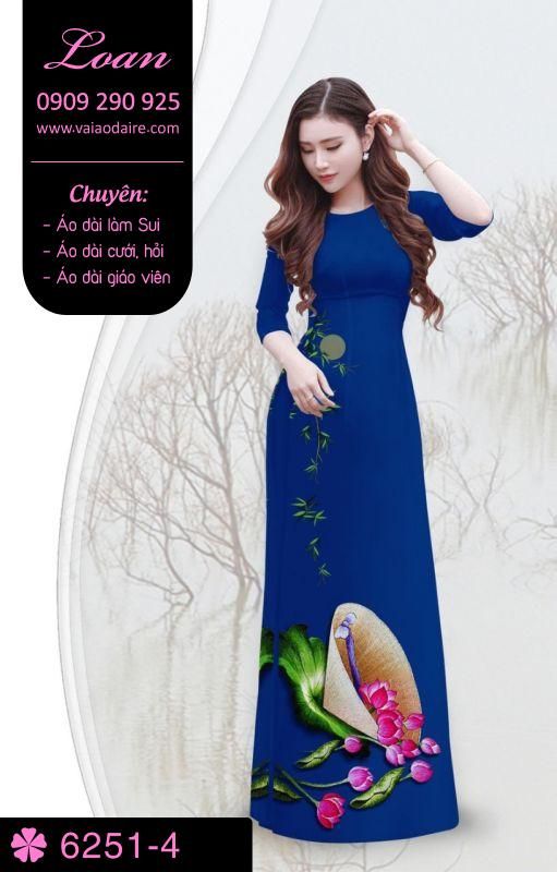 Vải áo dài hình nón lá Vải áo dài hình nón lá