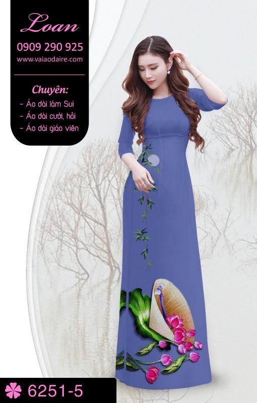 Vải áo dài hình nón lá Vải áo dài hình nón lá