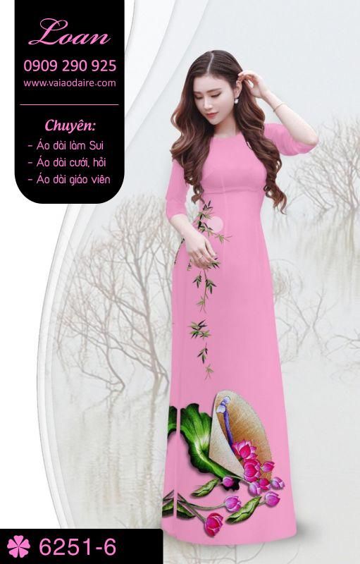 Vải áo dài hình nón lá Vải áo dài hình nón lá