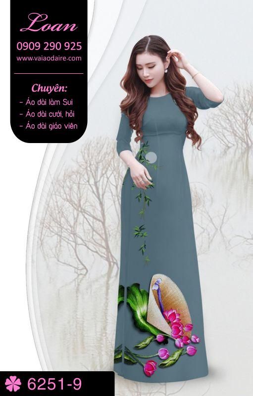 Vải áo dài hình nón lá Vải áo dài hình nón lá