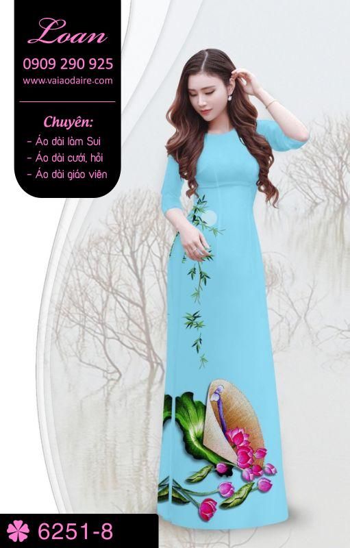 Vải áo dài hình nón lá Vải áo dài hình nón lá