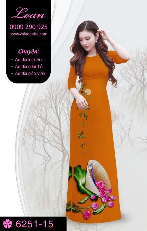 Vải áo dài hình nón lá Vải áo dài hình nón lá