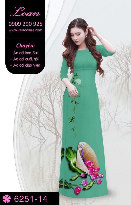 Vải áo dài hình nón lá Vải áo dài hình nón lá