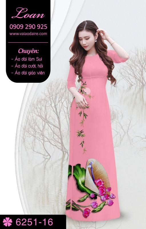 Vải áo dài hình nón lá Vải áo dài hình nón lá