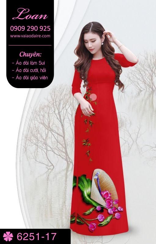Vải áo dài hình nón lá Vải áo dài hình nón lá