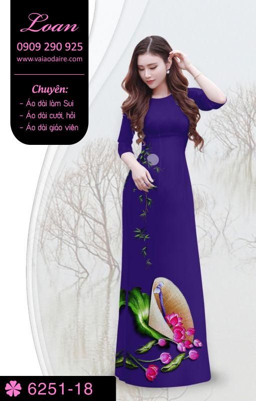 Vải áo dài hình nón lá Vải áo dài hình nón lá