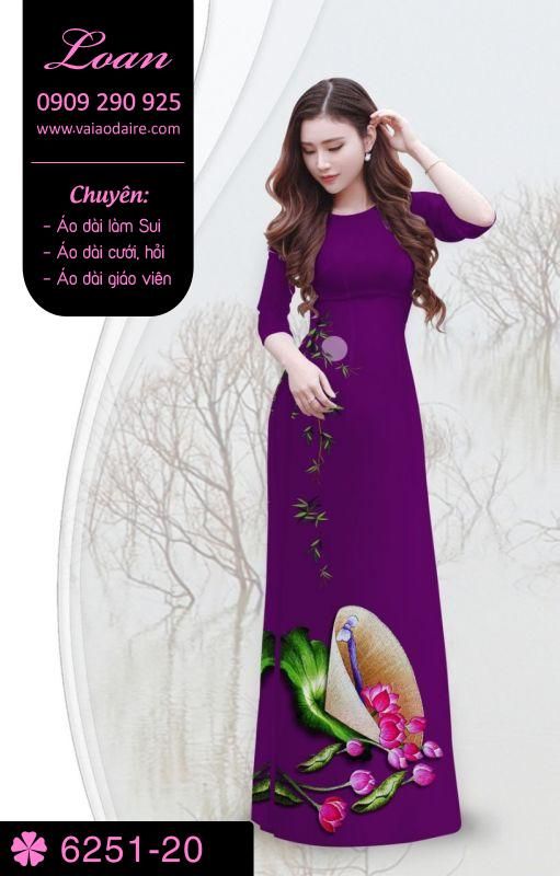 Vải áo dài hình nón lá Vải áo dài hình nón lá