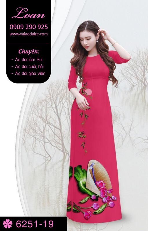 Vải áo dài hình nón lá Vải áo dài hình nón lá