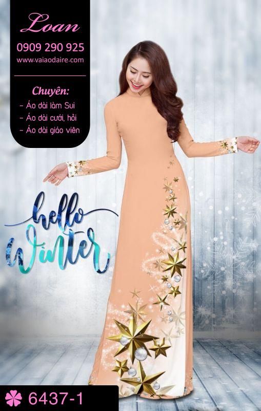Vải áo dài Giáng Sinh