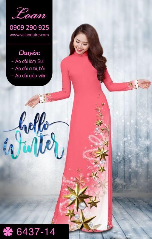 Vải áo dài Giáng Sinh