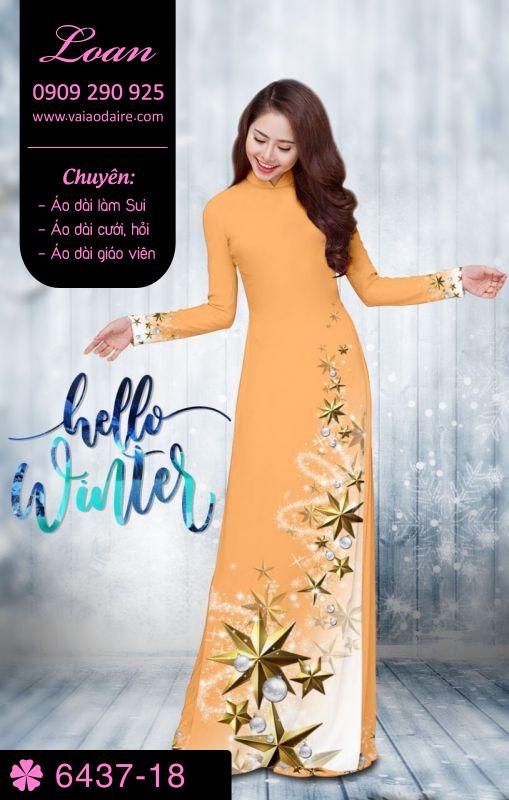 Vải áo dài Giáng Sinh