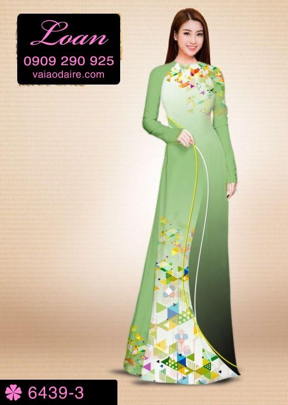 Vải áo dài hoa dây