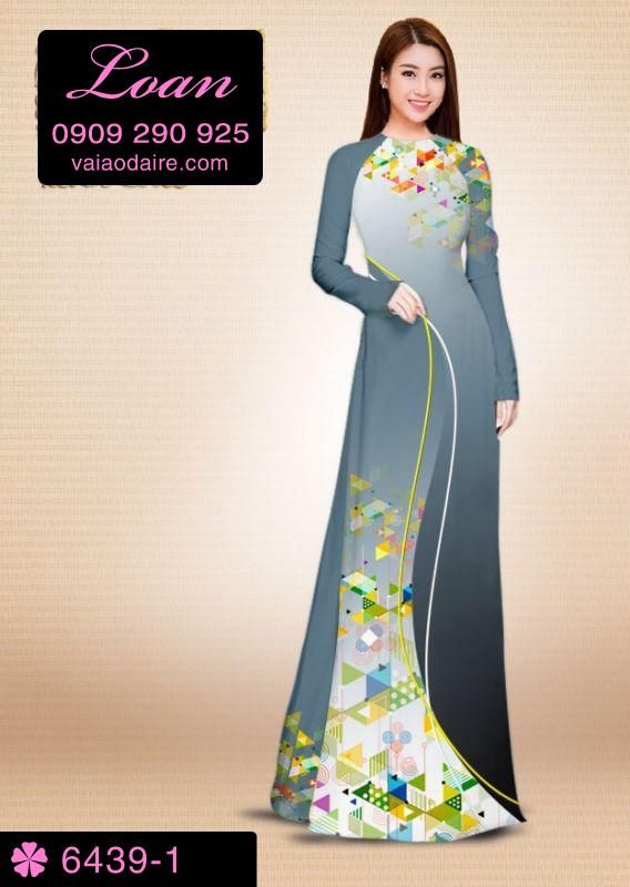 Vải áo dài hoa dây