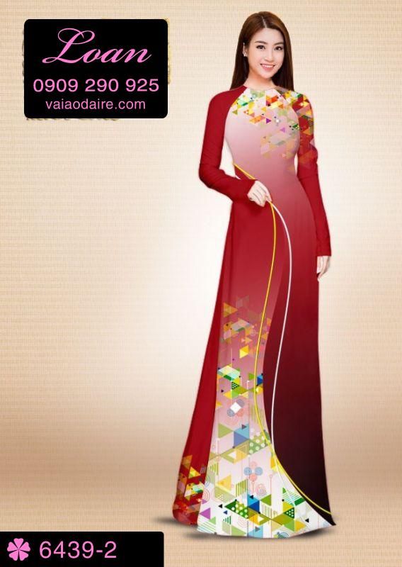 Vải áo dài hoa dây