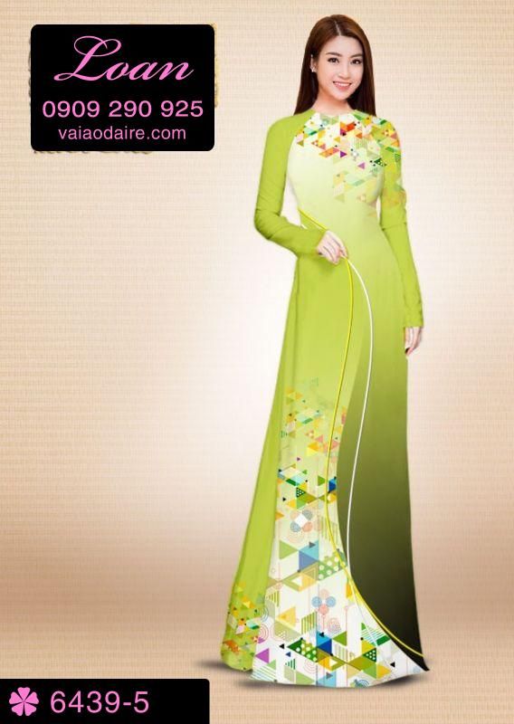 Vải áo dài hoa dây