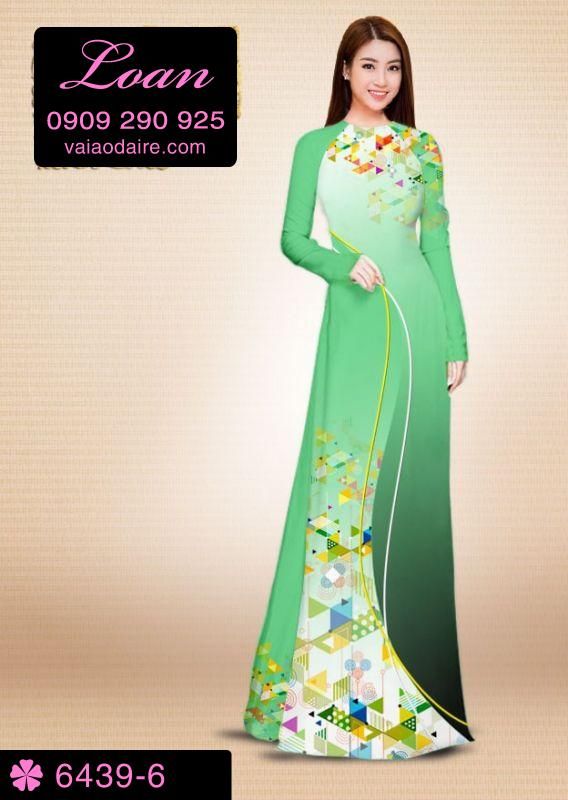 Vải áo dài hoa dây