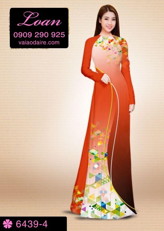 Vải áo dài hoa dây