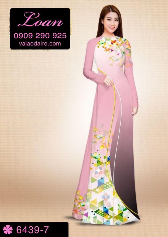 Vải áo dài hoa dây
