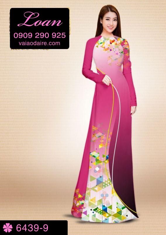 Vải áo dài hoa dây