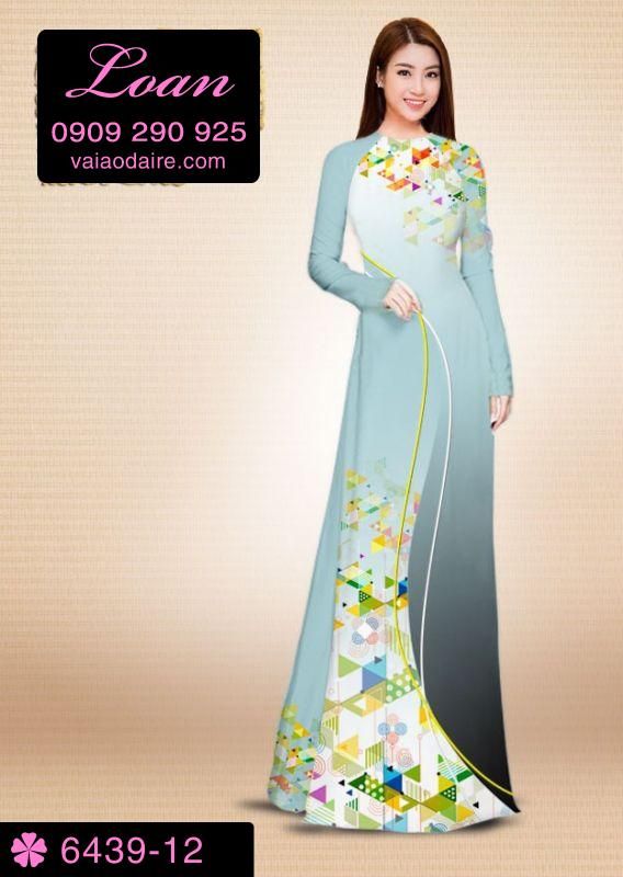 Vải áo dài hoa dây