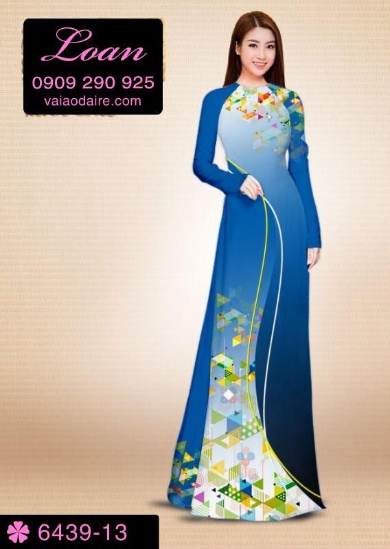 Vải áo dài hoa dây