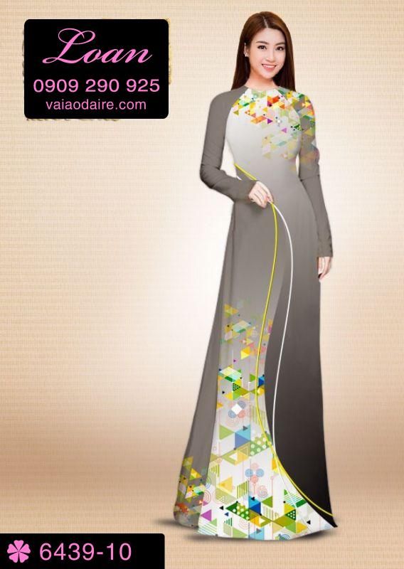 Vải áo dài hoa dây
