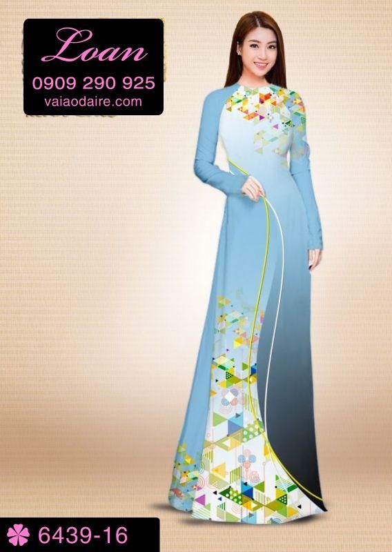 Vải áo dài hoa dây