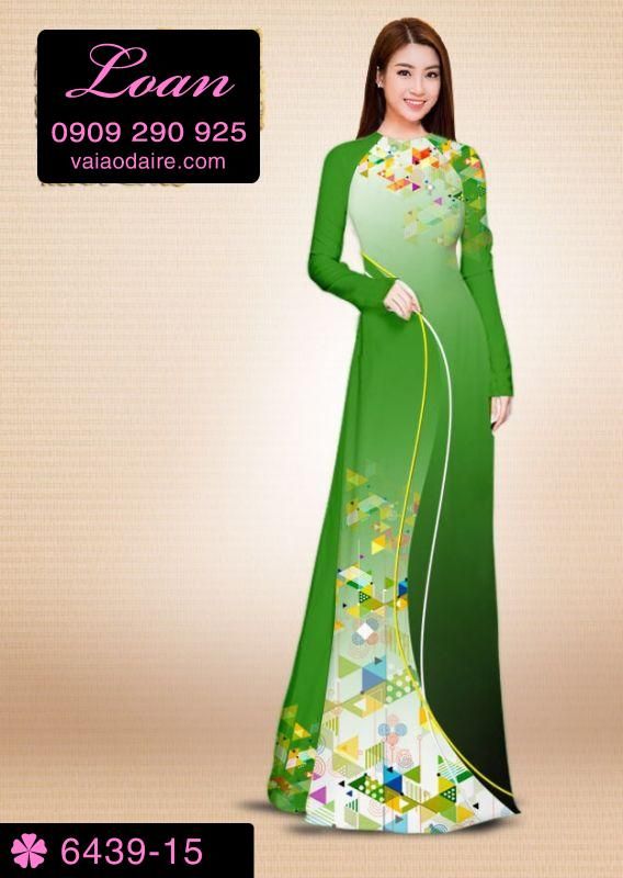 Vải áo dài hoa dây
