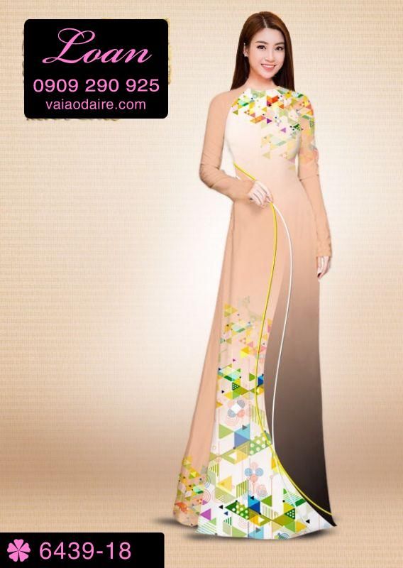 Vải áo dài hoa dây