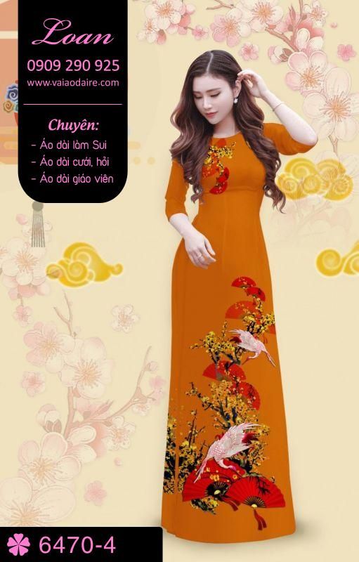 Vải áo dài tết 2018