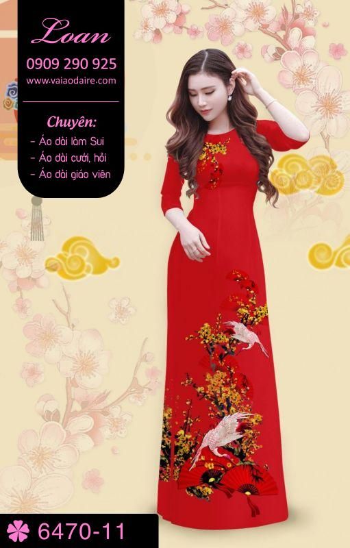Vải áo dài tết 2018