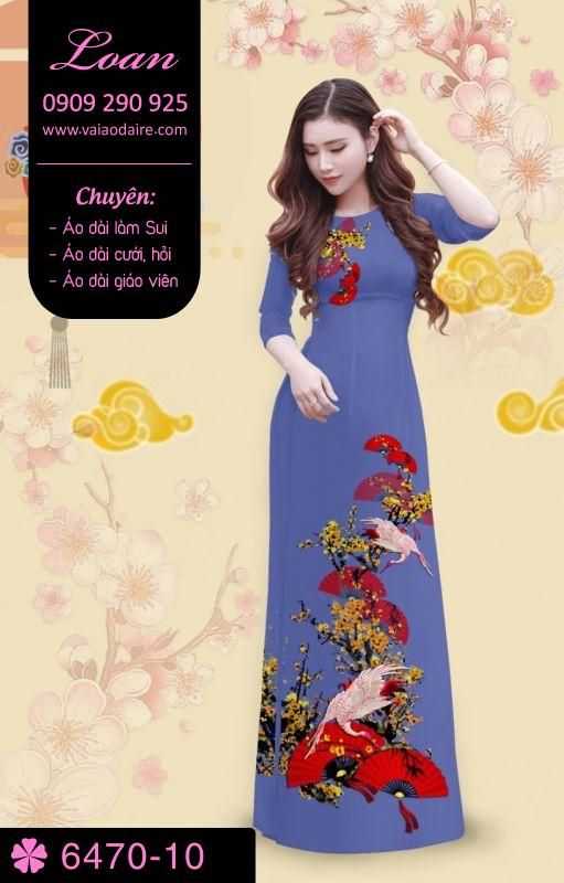 Vải áo dài tết 2018