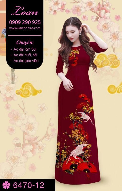 Vải áo dài tết 2018