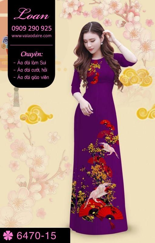 Vải áo dài tết 2018