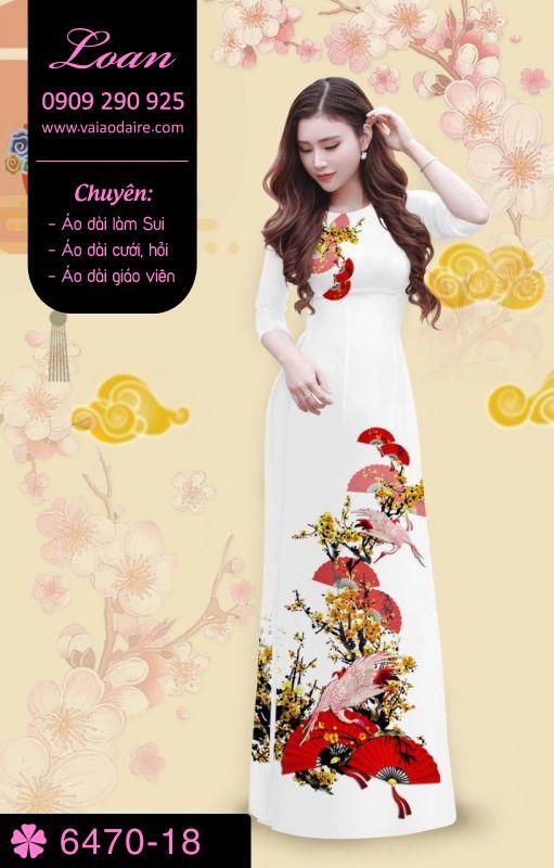 Vải áo dài tết 2018