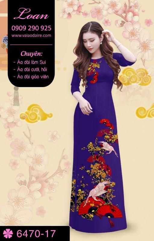 Vải áo dài tết 2018