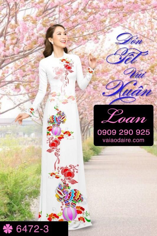 Vải áo dài tết 2018