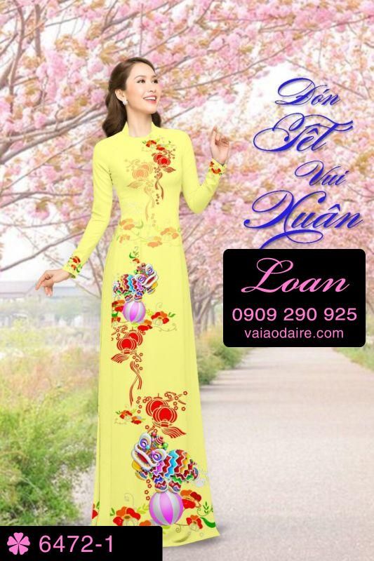 Vải áo dài tết 2018