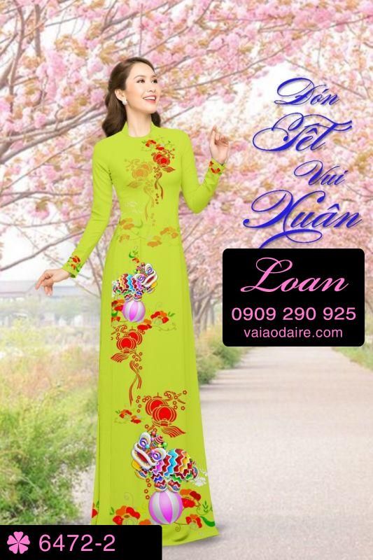 Vải áo dài tết 2018