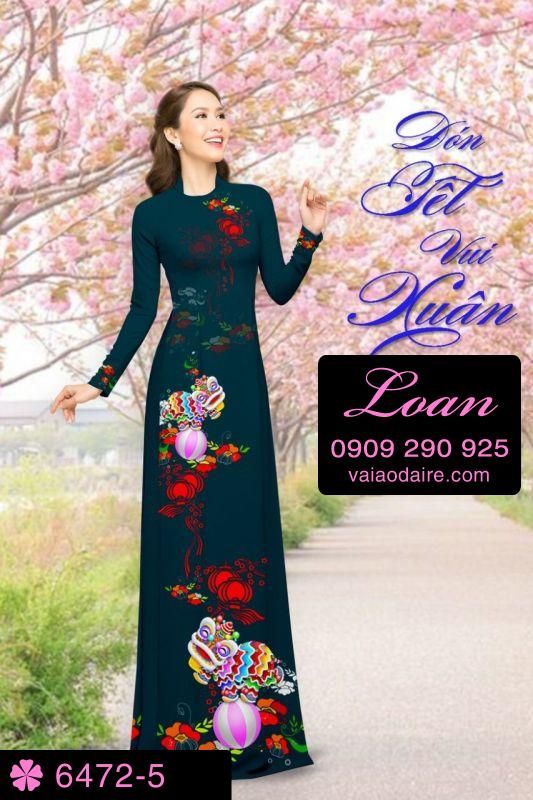 Vải áo dài tết 2018