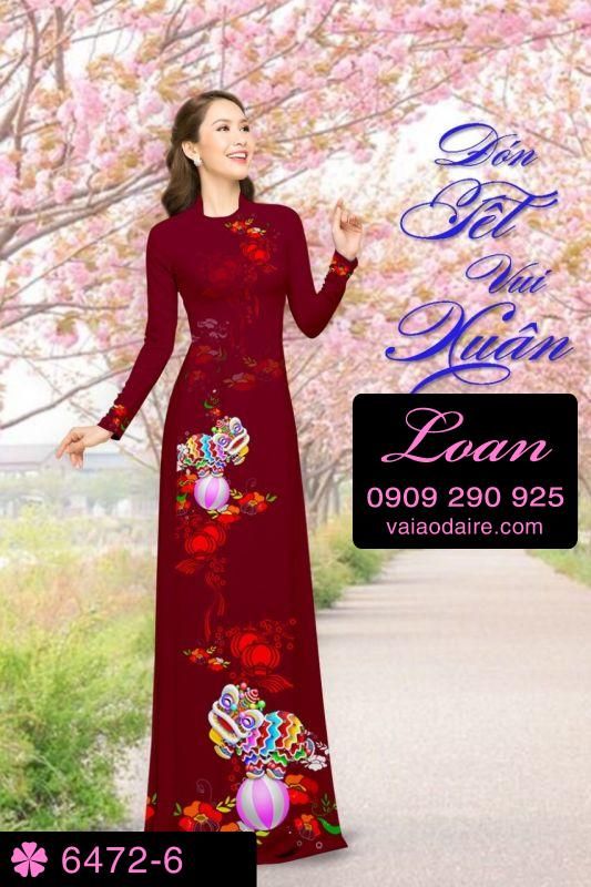 Vải áo dài tết 2018
